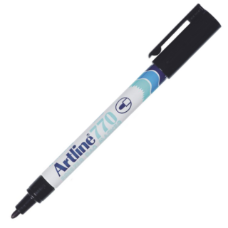 Artline EK770 Permanent Freezer Bag Marker 1.0mm Black1