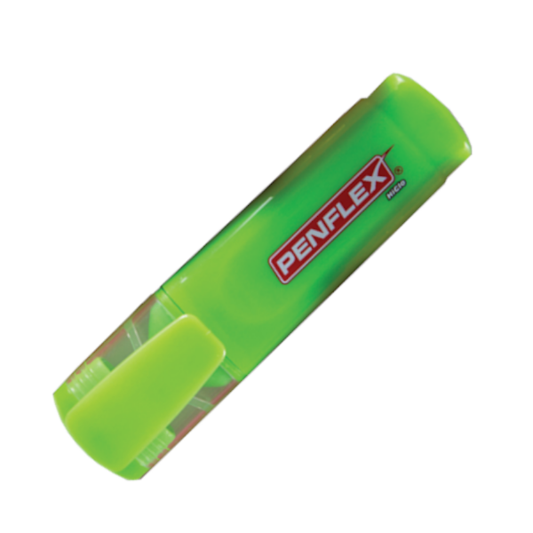 Penflex HiGlo Highlighters 1.5mm Chisel Tip Green