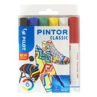 Pintor Marker Fine Point Classic wallet of 6