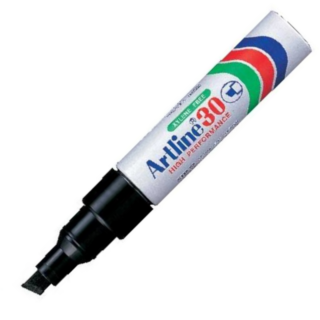 Artline EK30 Chisel Point Permanent Marker 2.5mm black1