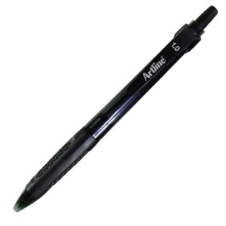 Artline Retractable Ball Point Pen Black 529950 1