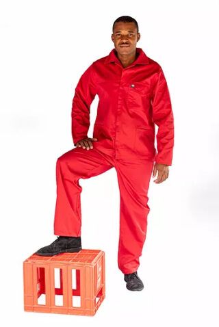 65 35 Polycotton Red Conti Suit